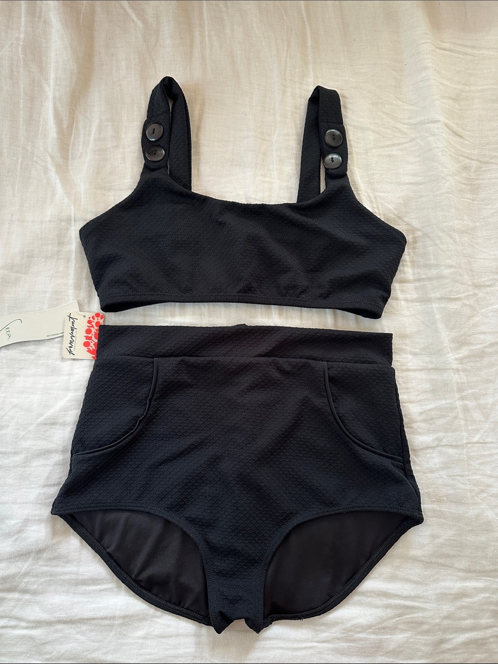 Seea Georgia Bikini Midnight Free People